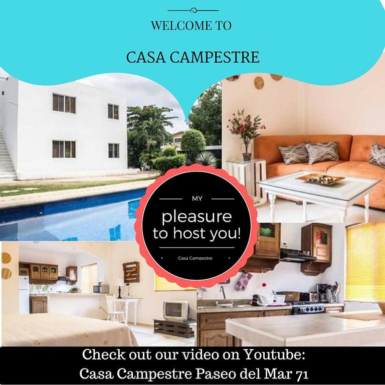 Casa Campestre Appartement Cancún Buitenkant foto
