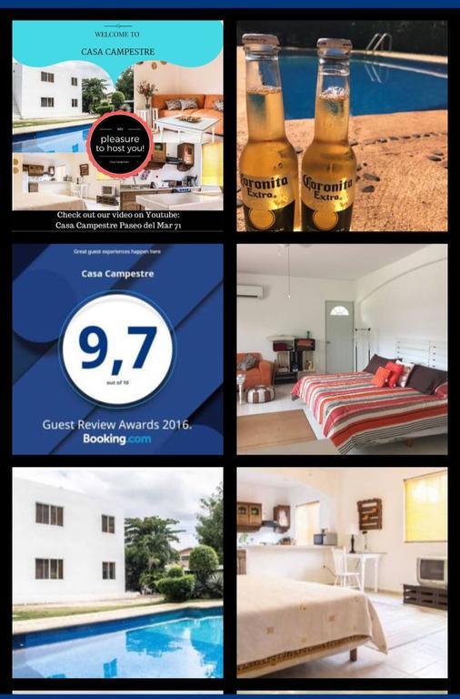 Casa Campestre Appartement Cancún Buitenkant foto